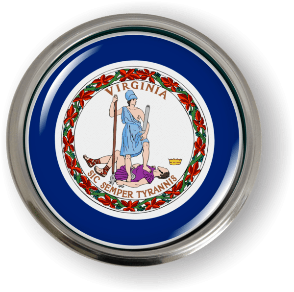 Virginia - State Flag Emblem Virginia - State Flag Emblem